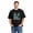 Black-11, variant on Step Daddy Material Funny Dad Graphic T-Shirt for Men 100% Cotton Soft Breathable Short Sleeve Crewneck Casual Comfort Tee Durable Everyday Wear Gift for Fathers and Husbands