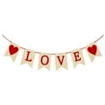 thumbnail image 2 of Lssam Valentines Day Garland Heart Banner Decorations - 10 Feet Backdrop with Red Pink Hearts for Door Wall Classroom Home Party Valentine's Day Decor, 2 of 9