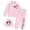 Light Pink, variant on Disney Minnie Mouse Toddler Girls’ Outfit Set - Two Piece Quarter-Zip Sweatshirt with Glitter Puff Ink & Jogger Pants (Light Pink, 4T)