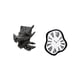 thumbnail image 5 of Figura de mesa,Estantes de sujetalibros de dragón Sujetalibros de estatua de dragón,Reloj de pared,Reloj de pared interior con números romanos nórdicos,Relojes distorsionados Reloj, 5 of 8
