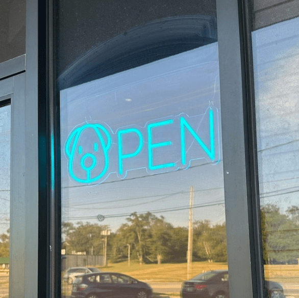 Pet neon led sign,Business Open Light,Led Open Sign,Pet Decor,Business Door Sign
