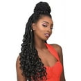 thumbnail image 2 of SENSATIONNEL X-PRESSION PRE-LOOPED SYNTHETIC CROCHET BRAID - 3X GODDESS LOCS 18" [4 Medium Brown], 2 of 5