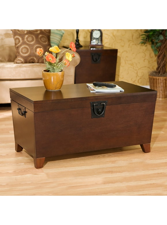 Pyramid Trunk Coffee Table, Mission Style, Multiple Finishes
