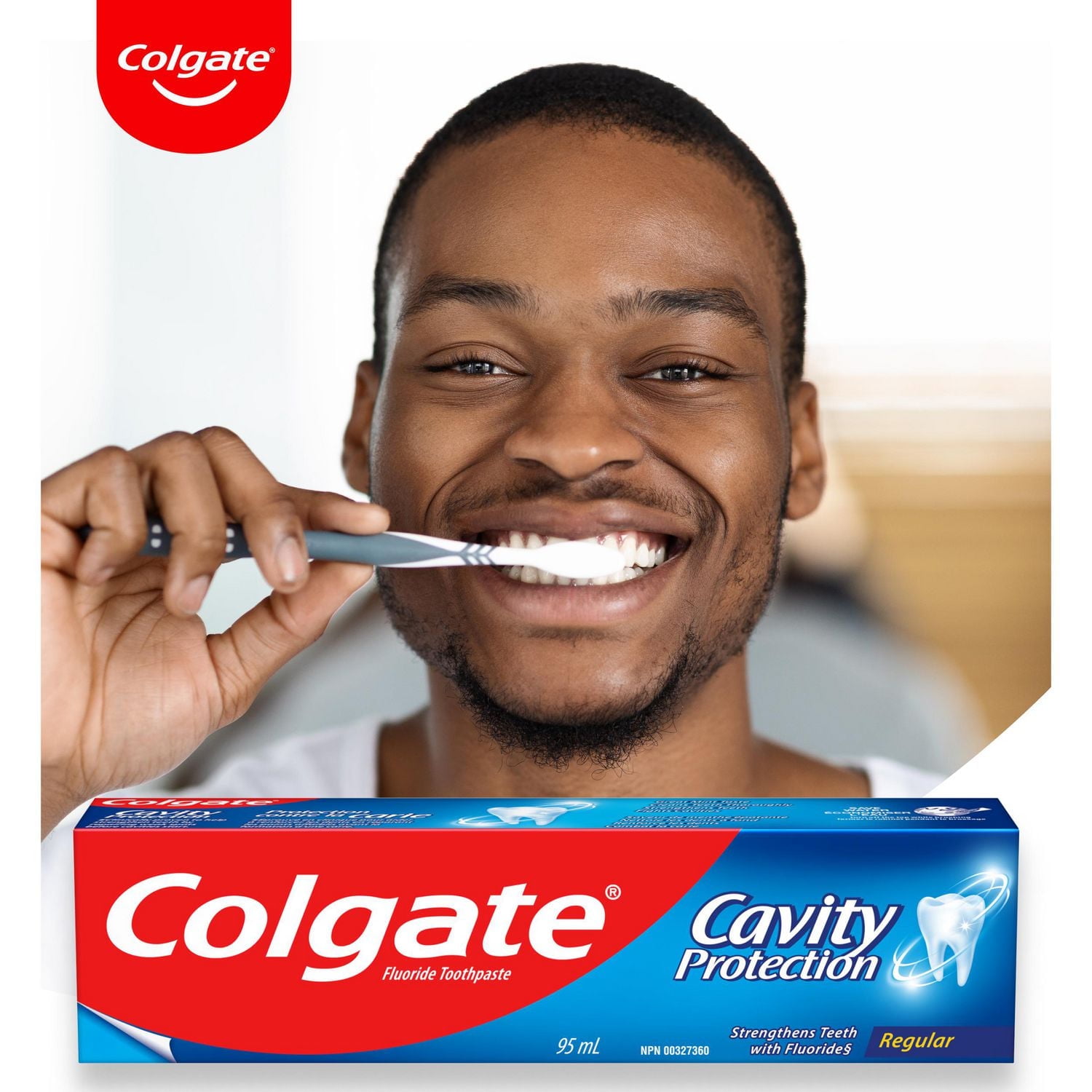 Dentifrice au fluorure Colgate Protection contre la carie Populaire 60 ml