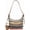 Khaki, variant on Women's Woven Beach Shoulder Handbag Colorful Straw Tote Bag Summer Vacation Crossbody Bag