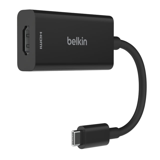 Adaptador Belkin USB-C a HDMI 2.1 8K a 60 Hz, 4K a 144 Hz negro
