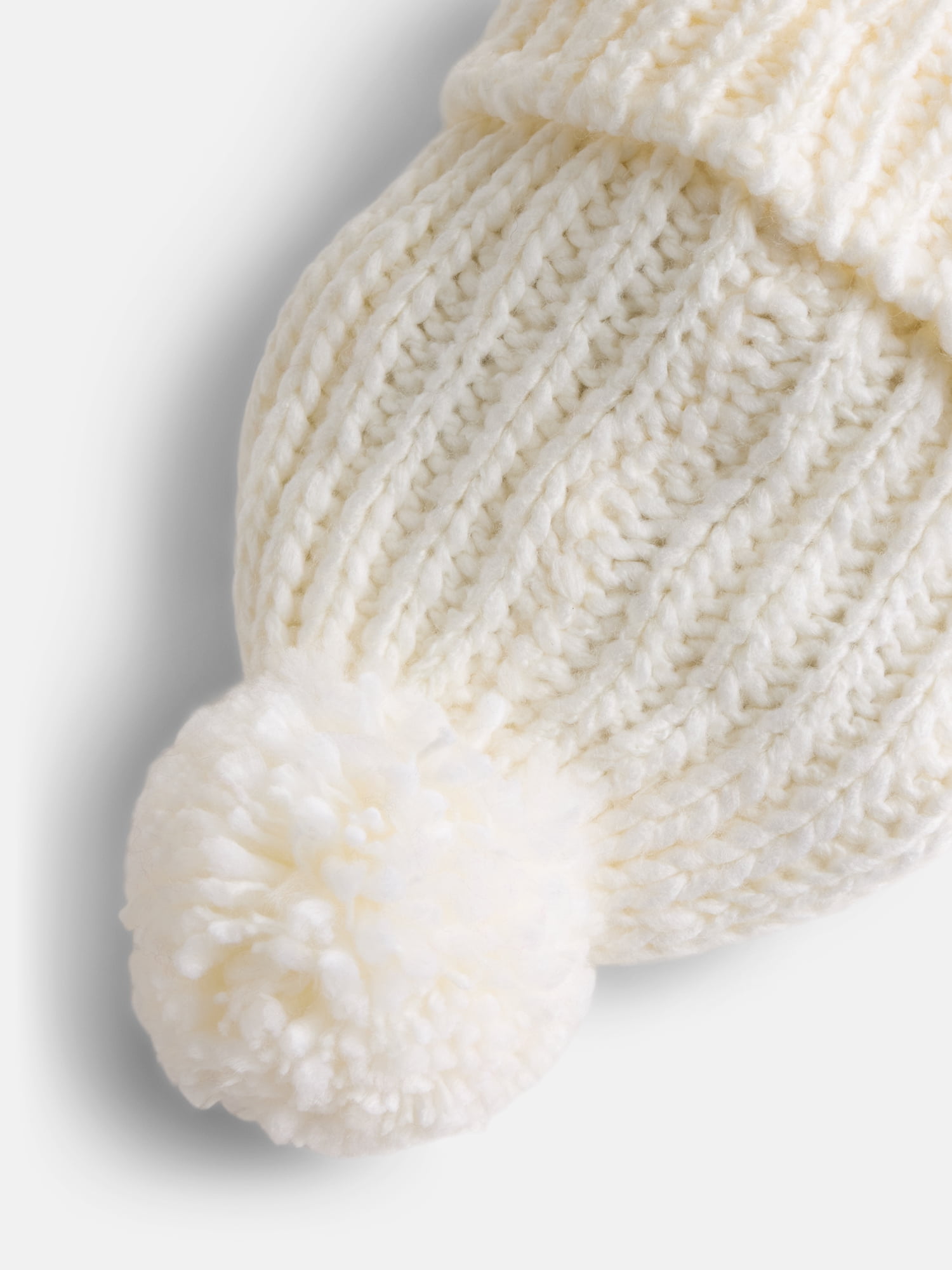 Scenario Women's Chunky Textured Beanie, One Size Fits Most, Winter White
