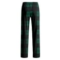 thumbnail image 5 of LNZGNM Men's Sleep Pant Elastic Waist Drawstring Prints Sleep Pants Soft Baggy Lightweight Pj Bottom Fashion Sleeping Sleepwear,Dark Green M, 5 of 6