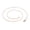 1MM Rose Gold, variant on Women's Men's Stainless Steel Round Snake Chain Necklace Flexiable Herringbone Smooth Vacuum Plating Links 1MM Silver 22in