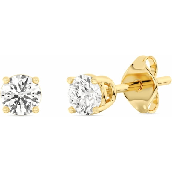 Lab-Grown Diamond Stud Earrings for Women| 925 Sterling Silver Studs