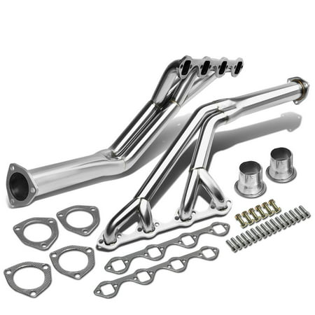 For 64-70 Ford Mustang High-Performance 8-2-1 Design 2-PC Stainless Steel Exhaust Header Kit 65 66 67 68 (Best Exhaust For Sv650)