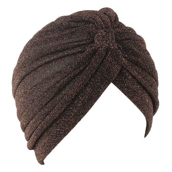 Gorro étnico de seda brillante con cinta para quimioterapia, material cómodo y de uso versátil