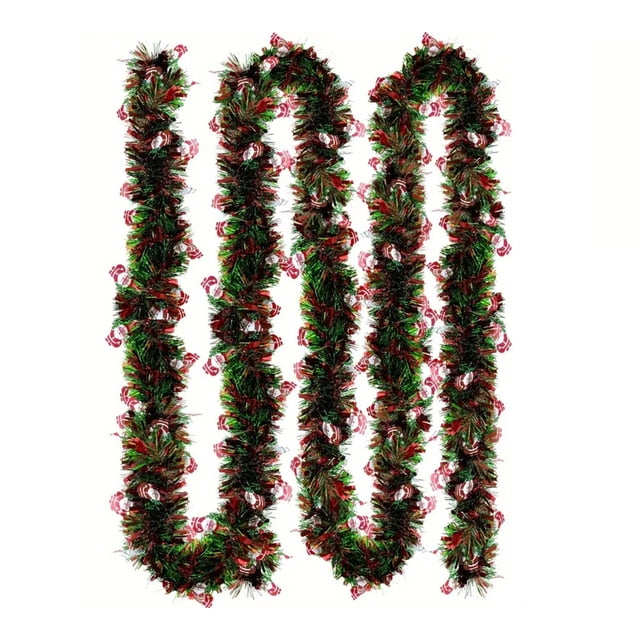 5 Pcs Santa Claus Color Strips for Christmas Mood Background Decor