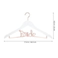 thumbnail image 2 of FELTECHELECTR Delicate Dress Hanger Wood Garment Preservation Decorative Multi 1 PCS, 2 of 7