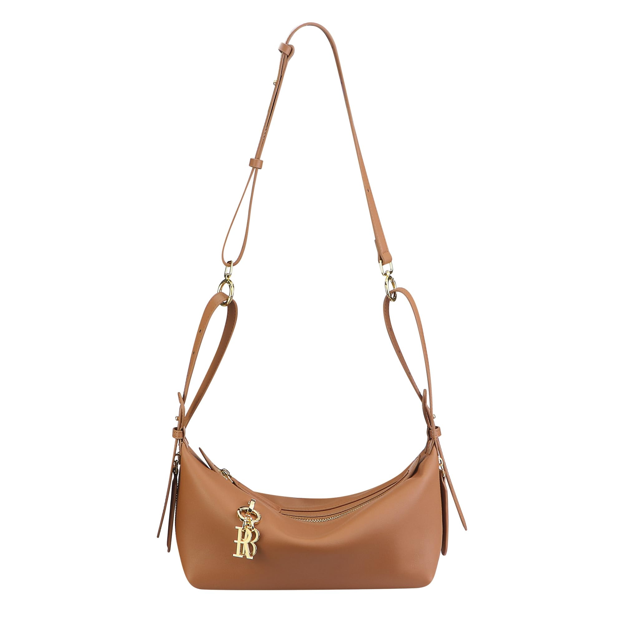 Royal Bagger Crossbody Bags for Women, Genuine Soft Cow Leather Shoulder Purse, Elegant Handbag with Adjustable Strap 3261