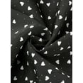 thumbnail image 4 of Blusa de trabajo Allegra K con Lazo transparente sin mangas Negro XS, 4 of 5