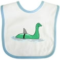 thumbnail image 3 of Inktastic Nessie Shark Boys or Girls Baby Bib, 3 of 4