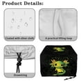 thumbnail image 7 of Xixirimido Green Axolotl Print Toaster Cover Kitchen Accessories Kitchen Small Appliance Dust Proof Cover with Drawstring Bread Maker Toaster Cover, for 2 Slice, 7 of 7