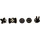 thumbnail image 1 of Naiovety 30 piezas camisa cárdigan botón blusa abrigo pantalones diamantes de imitación botones de Metal broche Pin insignia accesorios de Tela de costura y artesanía Negro/7-11, 1 of 6