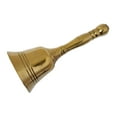 thumbnail image 3 of Brass Ghanti Pooja Religious Jingle Bell Handheld Mandir Ghanti Hand Bell-3 Inch, 3 of 5