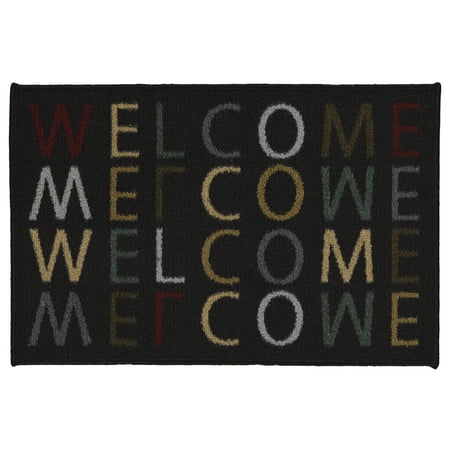 - Ottomanson Multicolor Welcome Indoor Doormat