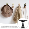 thumbnail image 3 of UPOUART Gancho Decorativo De Hierro Para Pared Colgador De Abrigos Sombreros Y Llaves Negro, 3 of 8