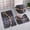 Multicolor, variant on RKZDSR Super Soft 3-Piece Bathroom Carpet Set - Non-Slip Bathtub Carpet and Absorbent Bath Mat with Plush Design for Comfortable Bathroom Experience