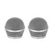thumbnail image 2 of Replacement Microphone Grille Portable Professional Detachable Wired Wireless Build-in Sponge KTV Party Concert Mic Head Part Type 1, 2 of 8