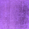 thumbnail image 1 of Ahgly Company Indoor Square Oriental Purple Industrial Area Rugs, 6' Square, 1 of 4