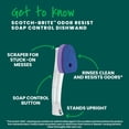 thumbnail image 4 of Scotch-Brite Odor Resist Non-Scratch Soap Control Dishwand, Rinses Clean, 1 Dishwand, 4 of 13
