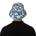 thumbnail image 5 of Xecao Swan Birds Print Men and Women Night Reflective Hat Runner Cap Visor Bucket Hat Boonie Cap, 5 of 6
