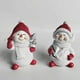 thumbnail image 1 of Ireezec Christmas Snowman Ornament Handmade Resin Decor for Indoor Holiday Mantel Shelf Tabletop Winter Snowman Figurine Festive Home Decorations Gift, 1 of 2