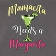 thumbnail image 5 of Wild Bobby, Mamacita Needs a Margarita Mother's Day Ladies Racerback Tank Top, Dark Grey, Large, 5 of 6