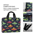 thumbnail image 4 of FORMRS 16" Laptop Bag Carrying Sleeve Case with Handle Travel Shoulder Briefcase, Colorful Space Cat, 4 of 8