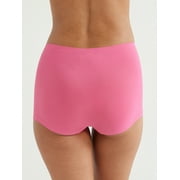 Joyspun Womens Seamless Boyshort Panties, 3-Pack, Sizes XS to 3XL