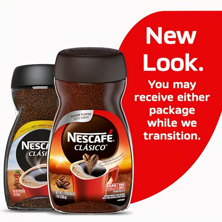 新しいブランド Nescafe Clasico 5 of (Pack oz 7 Coffee Instant Roast Dark コーヒー