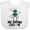 AA-White, variant on Inktastic My Papaw Loves Me Grandson Robot Boys Baby Bib