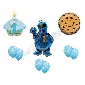 New Sesame Street Cookie Monsters 1st Birthday Party Supplies