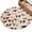 Cream, Brown, Tan, variant on Round Rugs 5Ft, Farmhouse Cow Vintage Round Area Rug Washable Indoor Throw Carpet, Beige Animals Prints Soft Non Slip Circle Rug for Cabinet Bathroom Home Decor Aesthetic