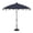 Blue, variant on SimplyShade 8ft Outdoor Patio Round Sunbrella Market Umbrella with Black Auto Tilt, Red