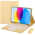 thumbnail image 1 of Funda con Teclado Táctil para iPad 11.ª Gen 11" (A16) 2025 / iPad 10.ª Gen 10.9" 2022 (Amarillo), 1 of 8