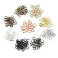 thumbnail image 2 of U8MO 200pcs DIY Open Single Loops Jump Rings Split Ring for jewelry making Connectors-Rose gold-4mm - 200pcs, 2 of 8