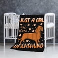 thumbnail image 3 of Dachshund Blanket Gifts Ultra Soft Cozy Throw Flannel Blanket, Lightweight Fuzzy Fleece Blanket Warm Plush Throw Blankets for Couch, Sofa, Bed 60"x80" for Adult, 3 of 6