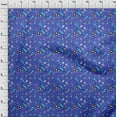 thumbnail image 4 of oneOone Cotton Cambric Medium Blue Fabric Sports Sewing Material Print Fabric By The Yard 56 Inch Wide, 4 of 4