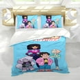 thumbnail image 5 of Cartoon 3 Piece Bedding Set Steven Universe Future Comforter Set Cute Duvet Cover Sets Super Soft Girls Bedding Set Kids Bedroom Gifts,1 Duvet Cover with 2 Pillowcases Full, 5 of 6