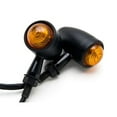 thumbnail image 2 of Krator Motorcycle 2 pcs Black Amber Turn Signals Lights Compatible with Suzuki Shuttle FA50, 2 of 6