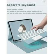 Timoom Keyboard Case for Samsung Galaxy Tab S9 Ultra 14.6'' 2023 (SM-X910/X916B) with Trackpad [Built-in Pencil Holder] Magnetically Detachable Wireless Bluetooth Keyboard
