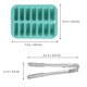 thumbnail image 3 of Bandeja de silicona para cubitos de hielo de 14 rejillas con tapa para hacer cubitos de hielo para uso doméstico (verde), 3 of 5
