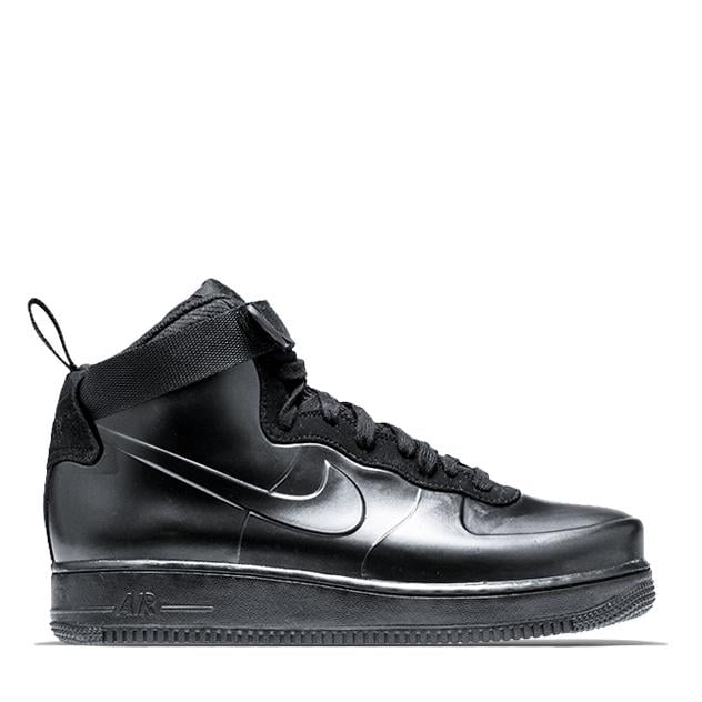 nike air force 1 foamposite triple black