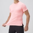thumbnail image 5 of Yaoyar Men's Compression Shirt Short Sleeve Workout Gym Top Cool Dry Athletic Base Layer Undershirt T-Shirt for Sport Running, 5 of 9